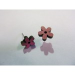 Earrings Wooden Stud