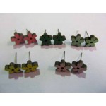 Earrings Wooden Stud