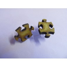 Earrings Wooden Stud