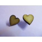 Earrings Wooden Stud